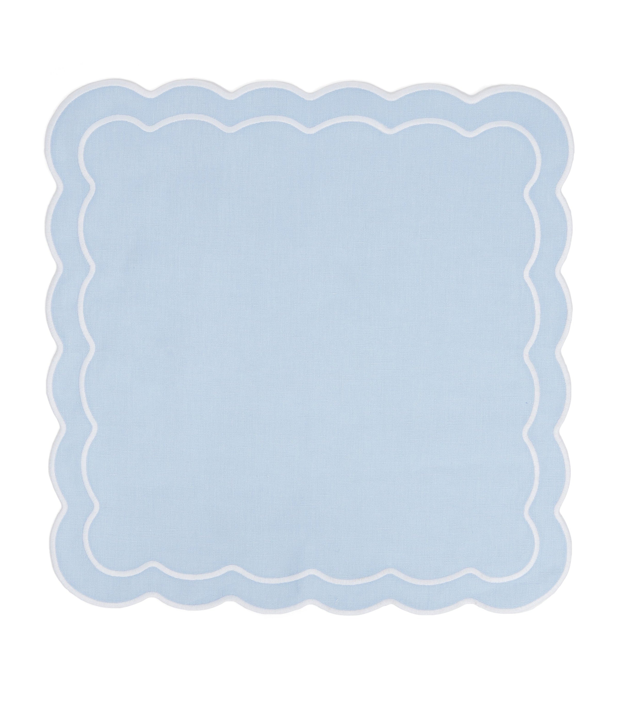 Maison Margaux Bella Blue napkins set of 4, imported from the UK