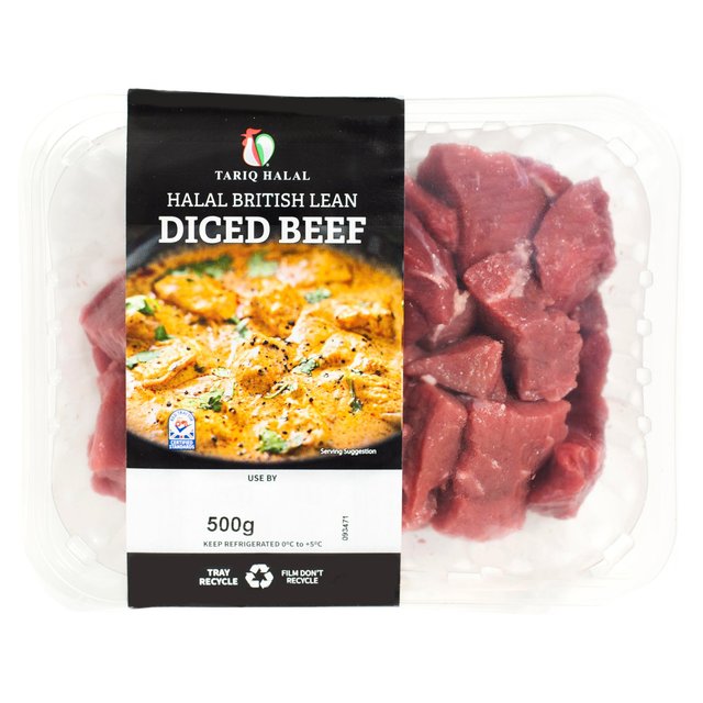 Tariq Halal Lean Diced Beef   500g