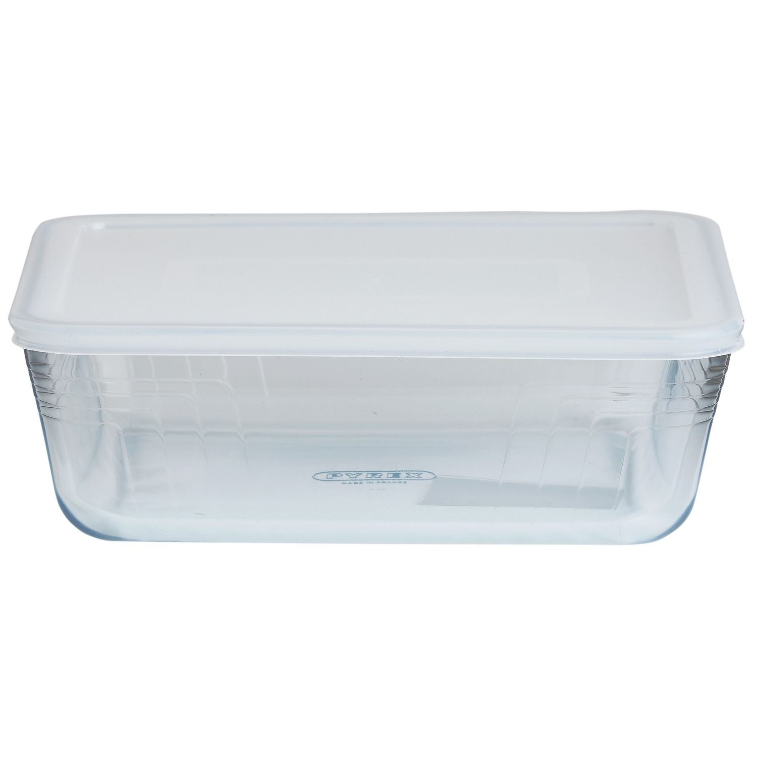 Pyrex set of 2 glass roasters with plastic lids, UK version