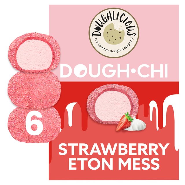 Doughlicious Strawberry Cookie Dough and Gelato Bites   204g