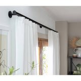 Argos Home black curtain track 200cm - British product