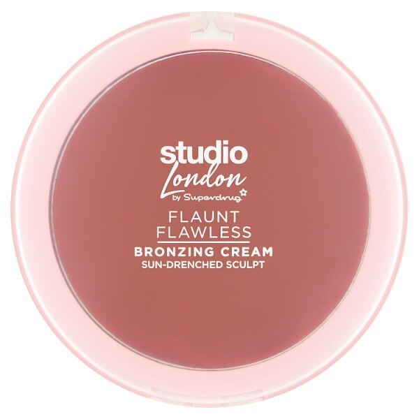 Studio London Flaunt Flawless Cream Bronzer 4 Sun-Drenched GOODS Superdrug 1  