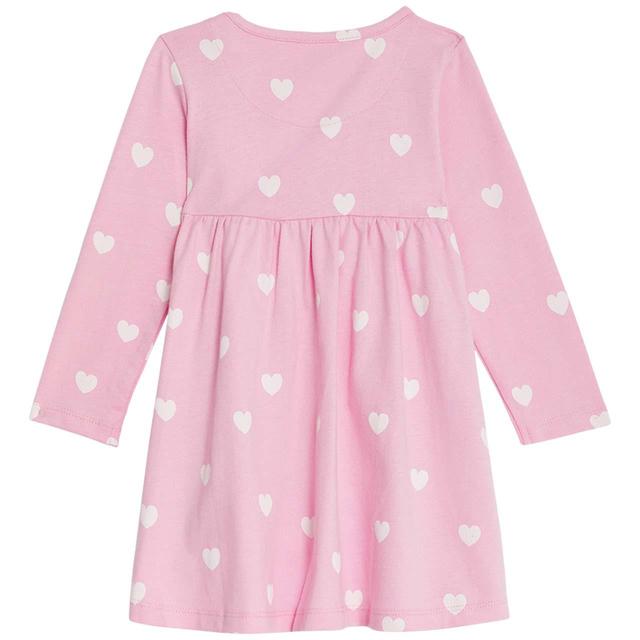 M&S Heart Dress 0 Months-3 Years Pink GOODS M&S   