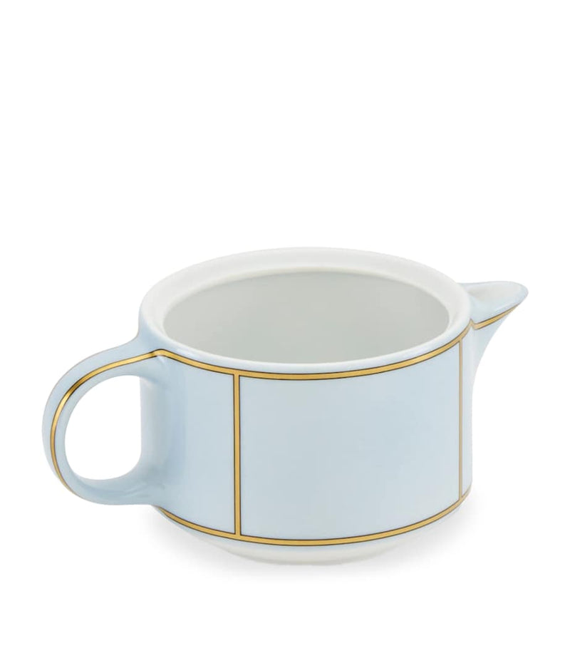 Ginori 1735 Porcelain Milk Jug Celeste 300ml, UK version