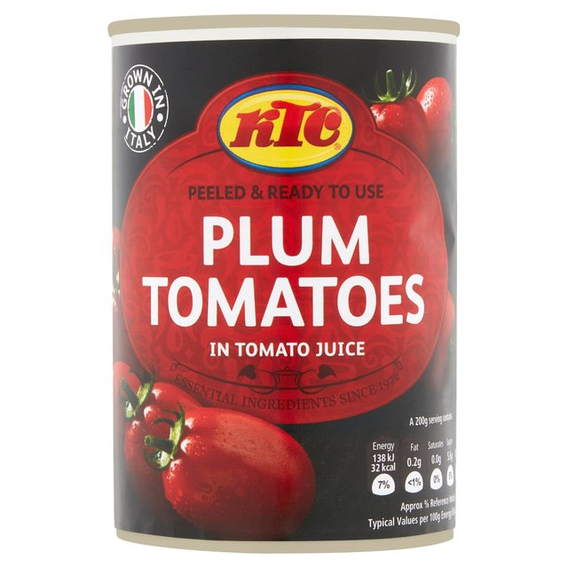 KTC Italian Plum Peeled Tomatoes   400g