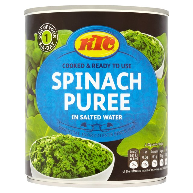 KTC Spinach Puree   795g