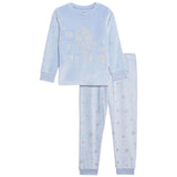 M&S Frozen Velour PJs 2-7 Years Blue GOODS M&S   