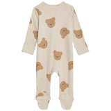 M&S Spencer Bear Sleepsuit Newborn-12 Months Mink GOODS M&S   