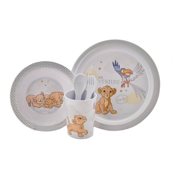 Disney 5 Piece Melamine Crockery Set - Simba GOODS Superdrug   