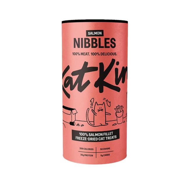 KatKin Salmon Nibbles Cat Treats   50g