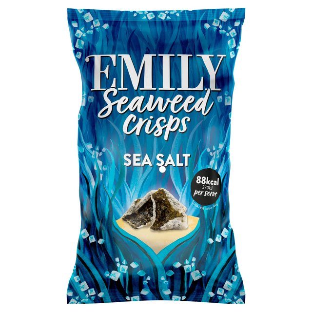 Emily Seaweed Crisps Sea Salt   50g GOODS M&S   