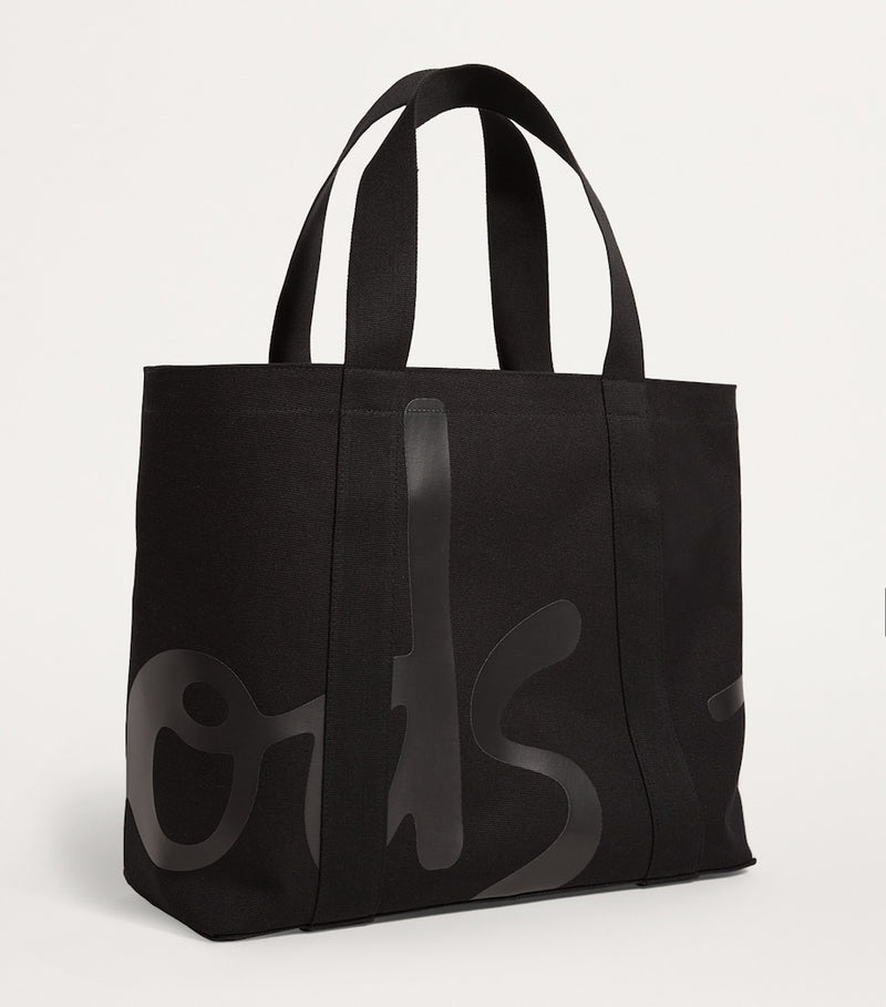 Harrods medium cotton logo tote bag, UK version
