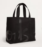Harrods medium cotton logo tote bag, UK version