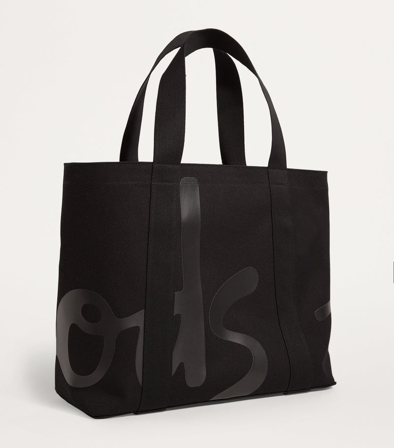 Harrods medium cotton logo tote bag, UK version