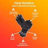 Heat Holders hi vis thermal work gloves - British product