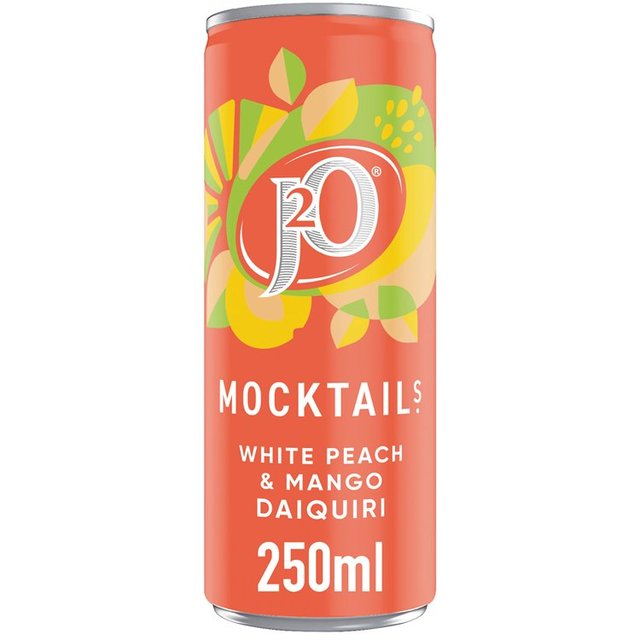 J2O White Peach & Mango Daiquiri Mocktail   250ml GOODS M&S   