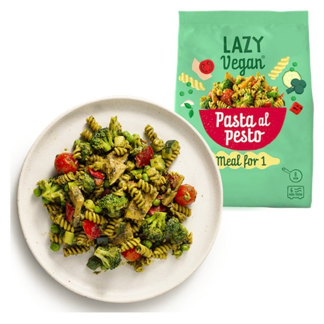 Lazy Vegan Pasta al Pesto Ready Meal   400g GOODS M&S   