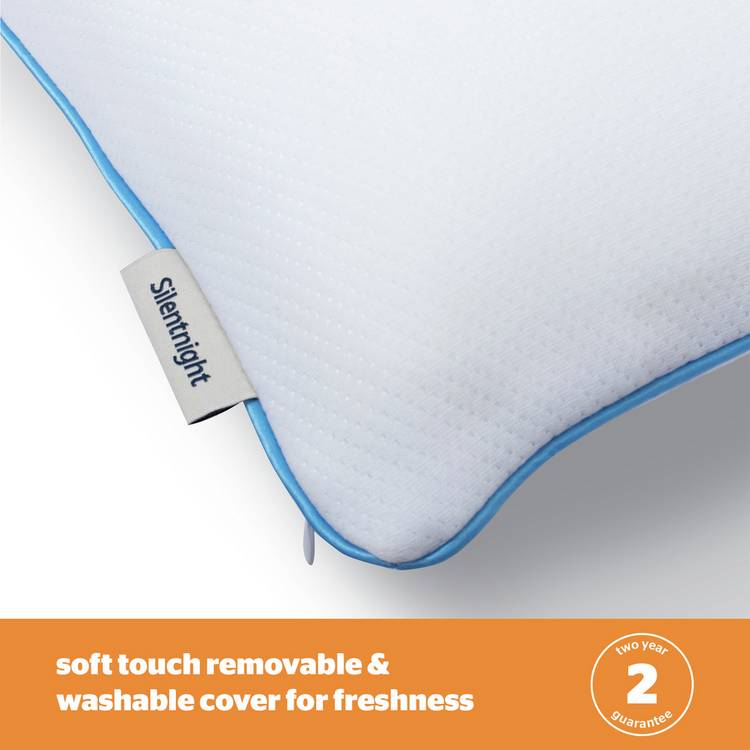 Silentnight memory foam firm pillow 48x74cm, imported from the UK