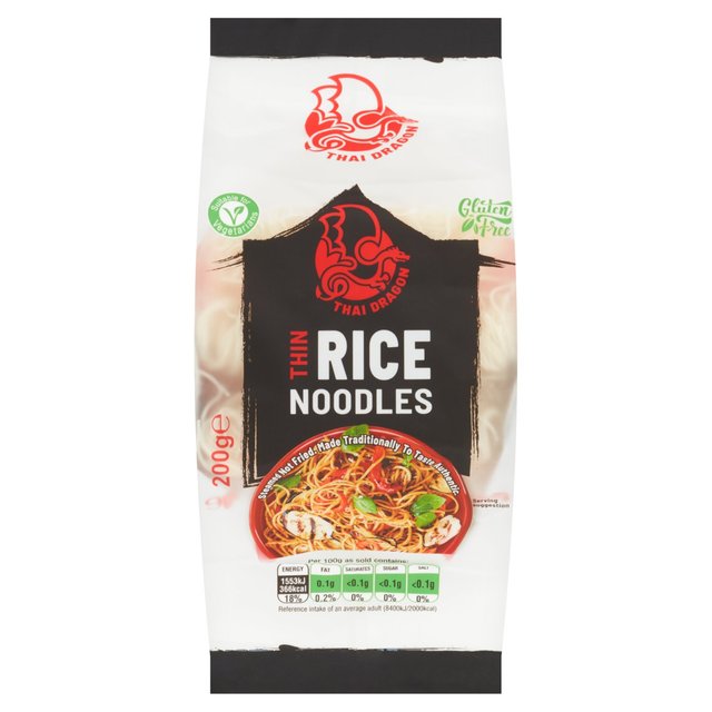 Thai Dragon Rice Noodles   200g GOODS M&S   