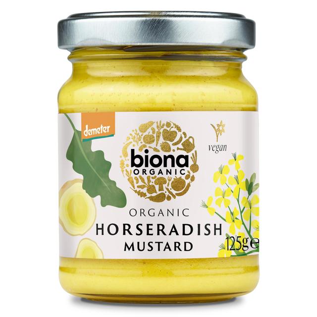 Biona Organic Horseradish Mustard   125g GOODS M&S   