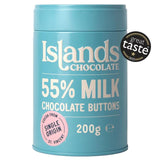 Islands Chocolate 55% Milk Chocolate Buttons   200g GOODS M&S   