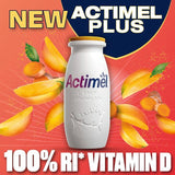 Actimel Plus 100% Vitamin D Mango & Turmeric Immunity Yoghurt Drink   8 x 100g GOODS M&S   