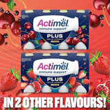 Actimel Plus 100% Vitamin D Mango & Turmeric Immunity Yoghurt Drink   8 x 100g GOODS M&S   