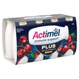 Actimel Plus 100% Vitamin D Cherry & Elderberry Immunity Yoghurt   8 x 100g GOODS M&S   