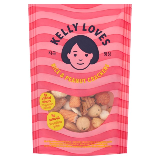 Kelly Loves Rice & Peanut Crackers Share Size Pack   80g GOODS M&S   