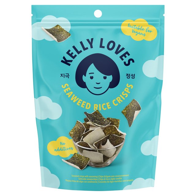 Kelly Loves Seaweed Rice Crisps   27g GOODS M&S   