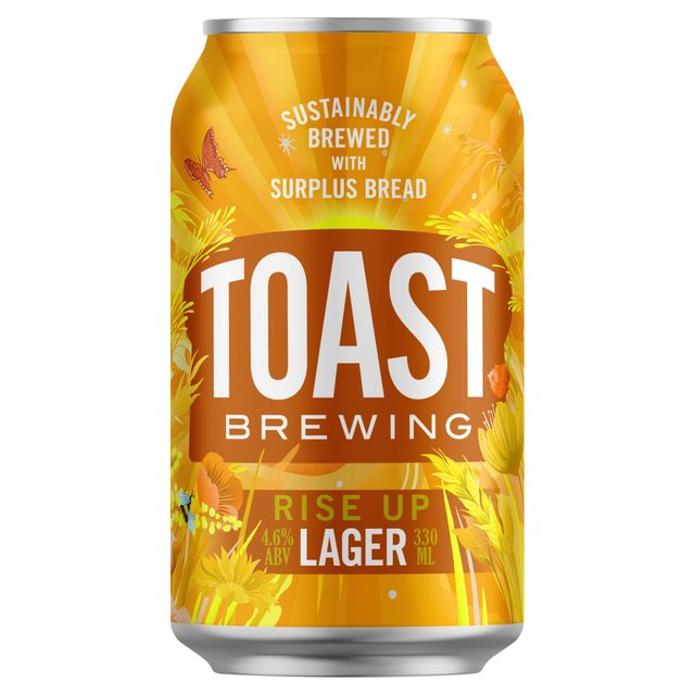 Toast Brewing Rise Up Lager   330ml GOODS M&S   