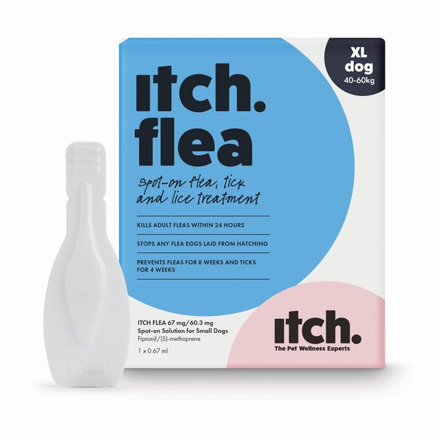 Itch Flea XL Dog Spot-On Flea & Tick treatment (40kg+) GOODS M&S   