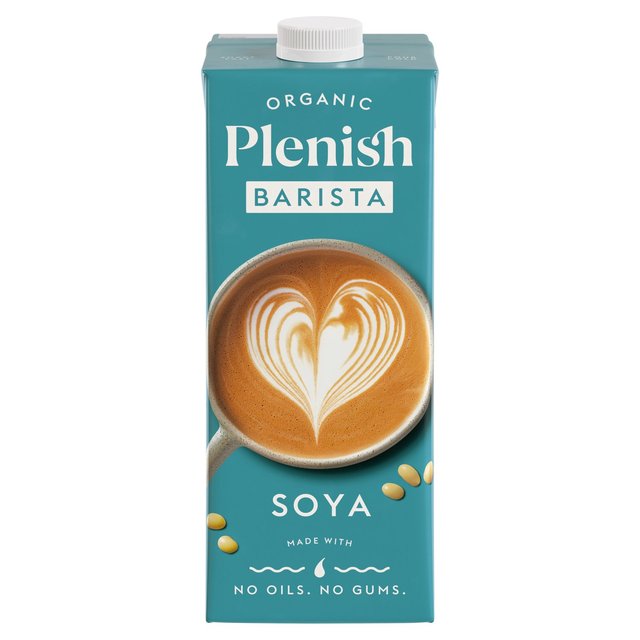 Plenish Organic Soya Barista Milk Long Life   1L GOODS M&S   