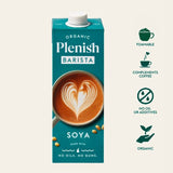 Plenish Organic Soya Barista Milk Long Life   1L GOODS M&S   