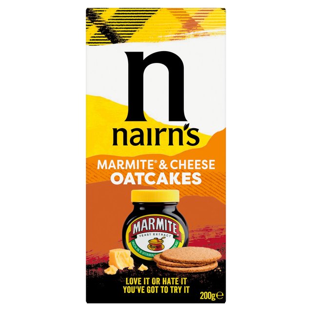 Nairn's Cheese & Marmite Oatcakes   200g GOODS M&S   