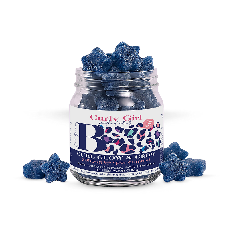 Grow + Glow Biotin+ hair gummies (British brand)