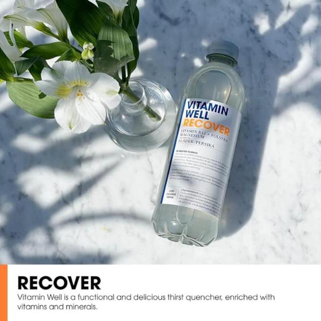 Vitamin Well Water Recover Elderflower & Peach   500ml