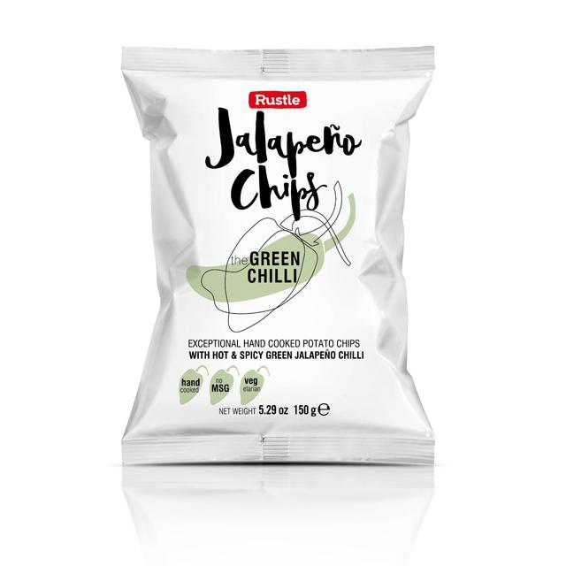 Rustle Green Jalapeno Chilli Crisps   150g