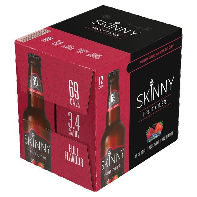 Skinny Fruit Cider - Mixed Berries   12 x 330ml GOODS M&S   