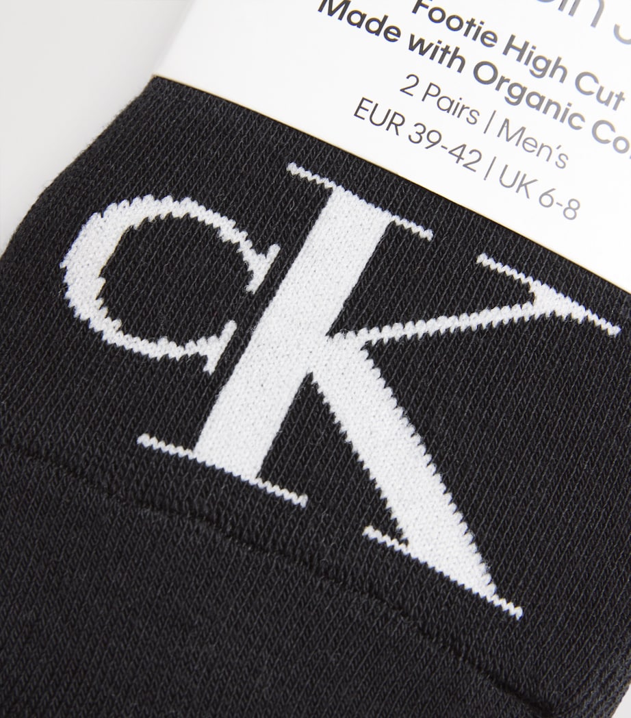 Calvin Klein footie socks high-cut pack of 2 - British product