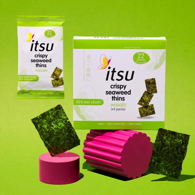 Itsu Wasabi Seaweed Thins Multipack   4 per pack