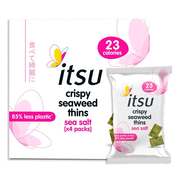 Itsu Crispy Seaweed Thins Multipack   4 per pack GOODS M&S   