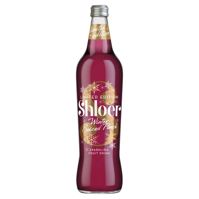 Shloer Winter Spiced Punch Sparkling Grape Drink   750ml GOODS M&S   