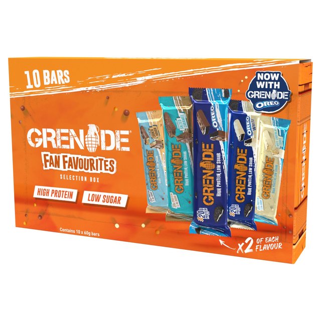 Grenade Fan Favourites Protein Bars   10 x 60g GOODS M&S   