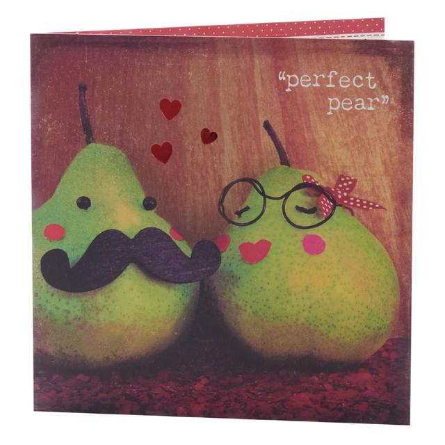 Perfect Pear Anniversary Card GOODS M&S   