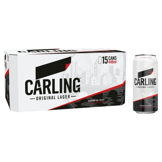 Carling Original Lager Beer   15 x 440ml GOODS M&S   