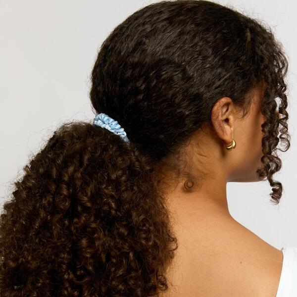 Silver Cloud Santorini scrunchies 5 pack, imported from the UK