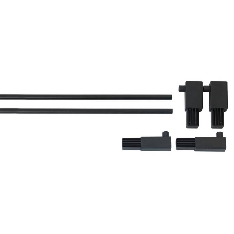 Extra Tall Pet Gate Extension Pack in Black, imported from the UK