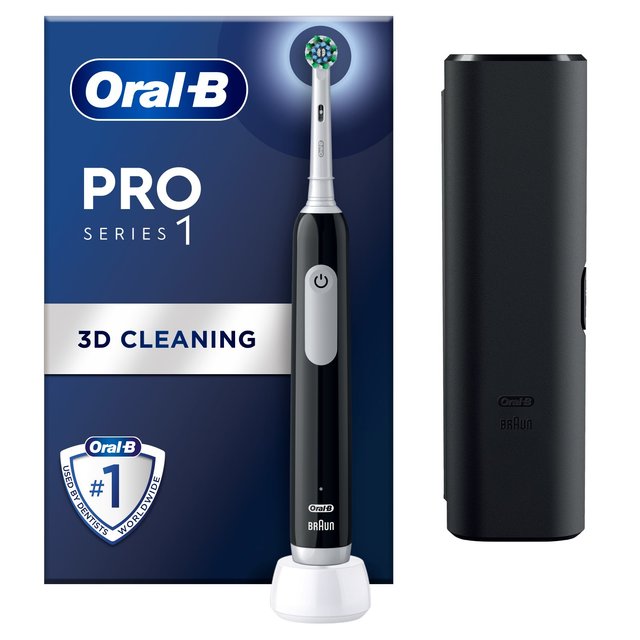 Oral-B Pro 1 Cross Action  Black (+Travel Case) GOODS M&S   