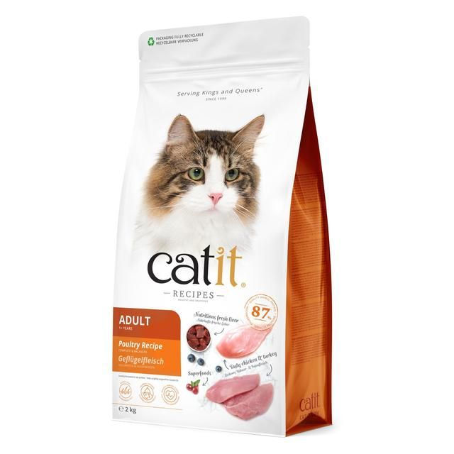 Catit Recipes Dry Adult Poultry   2kg GOODS M&S   